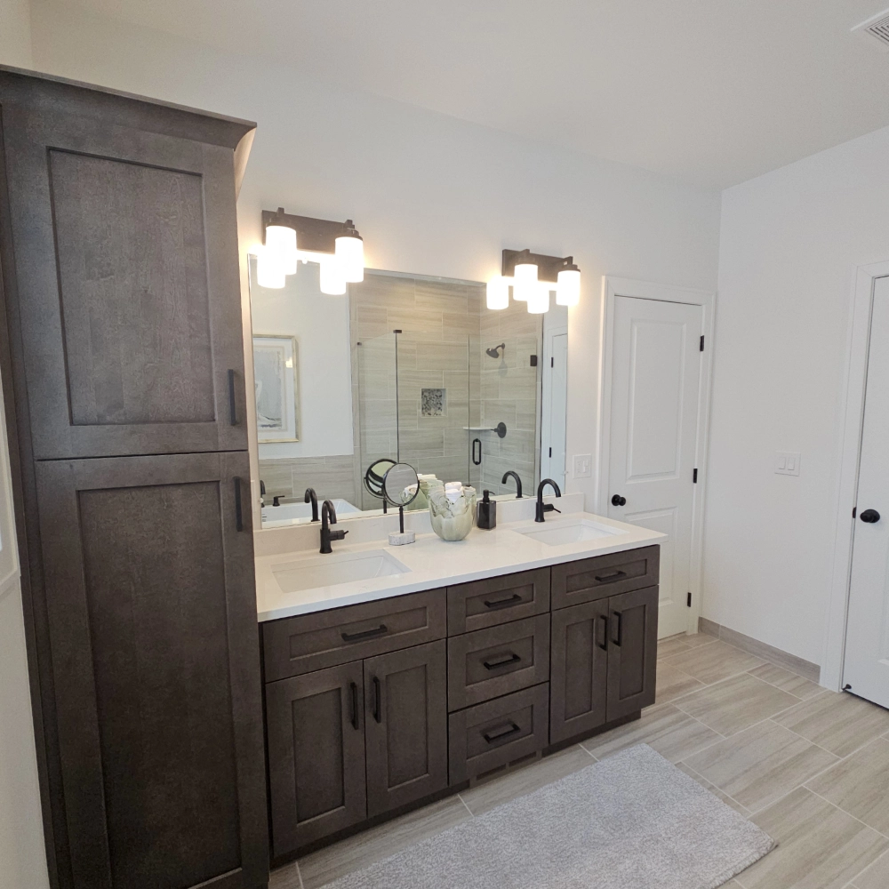 Master Bath Room Vanity- Mistwood Model Home Macomb MI