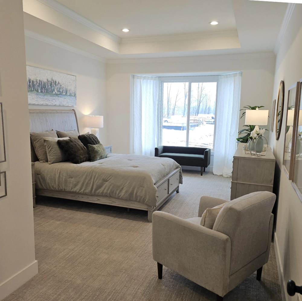 Master Bed Room - Mistwood Model Home Macomb MI