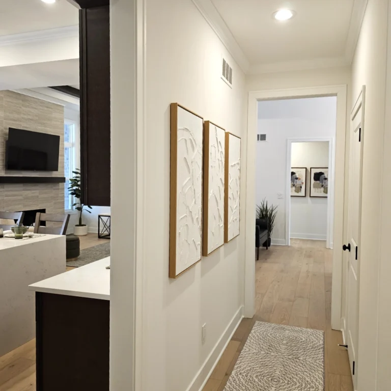 Hall to utility room from the great room