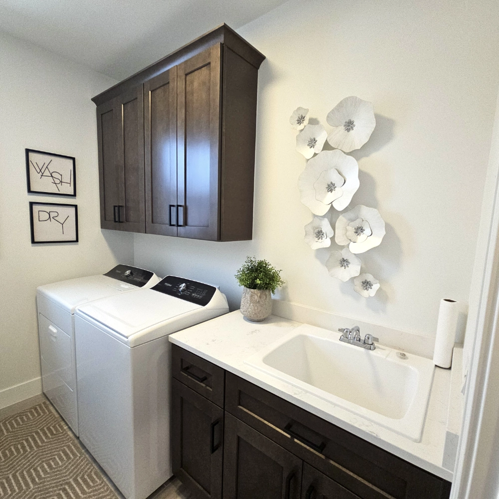 Utility Laundry Room - Mistwood Model Home Macomb MI